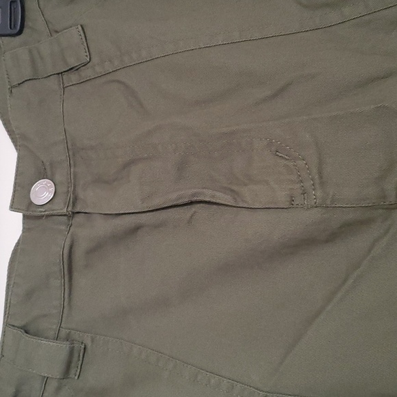 *NWT* Hot Topic's Social Collison Green Cargo Zip-around Maxi Skirt - Picture 2 of 14